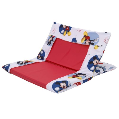 디즈니 Disney Mickey Mouse Preschool Nap Pad Sheet, Blue, 19 x 44