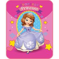 Disney Sofia the First Properly Princess 59x78 Soft Throw Blanket (Polyester & Polyester Blend)