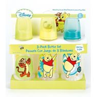 Disney Winnie The Pooh Three Pack Deluxe Baby Bottle Set