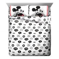 Disney Mickey Mouse Jersey White 4 Piece Full Sheet Set