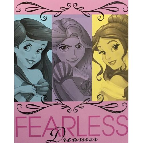 디즈니 Disney Princess Fearless Dreamer Silk Touch Throw Blanket