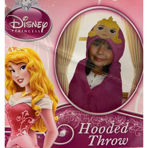 디즈니 Disneys Princesses, Aurora Hooded Throw Blanket, 40 x 50, Multi Color