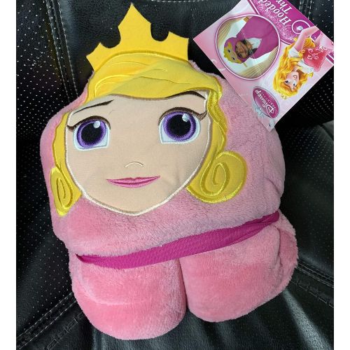 디즈니 Disneys Princesses, Aurora Hooded Throw Blanket, 40 x 50, Multi Color