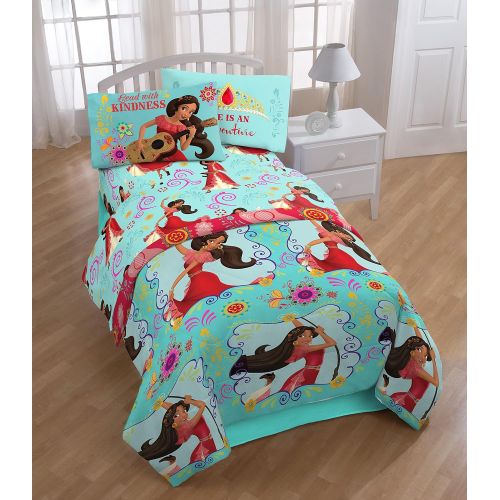 디즈니 Disney Elena of Avalor Flower Power 3 Piece Twin Sheet Set