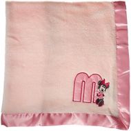 Disney Baby Girls Minnie Mouse Plush Satin Trim Blanket