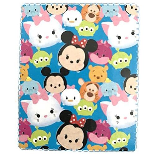 디즈니 Disney Tsum Tsum Super Soft Travel Blanket 40 in X 50 in Brights