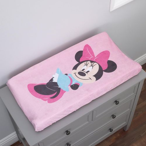 디즈니 Disney Dinsey Minnie Changing Pad Cover, Pink, Black, Blue
