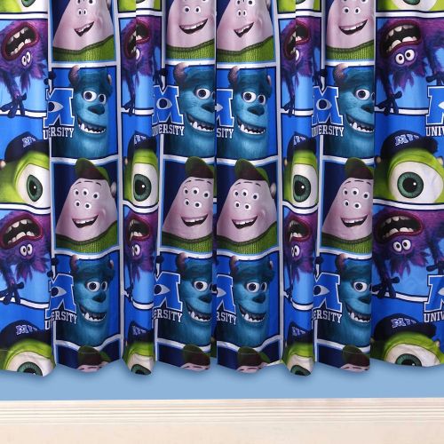 디즈니 Disney Monsters Inc University 72 Curtains