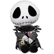 Disney the Nightmare Before Christmas Throw Blanket Fleece with a Cuddle Pillow ~ Jack Skellington