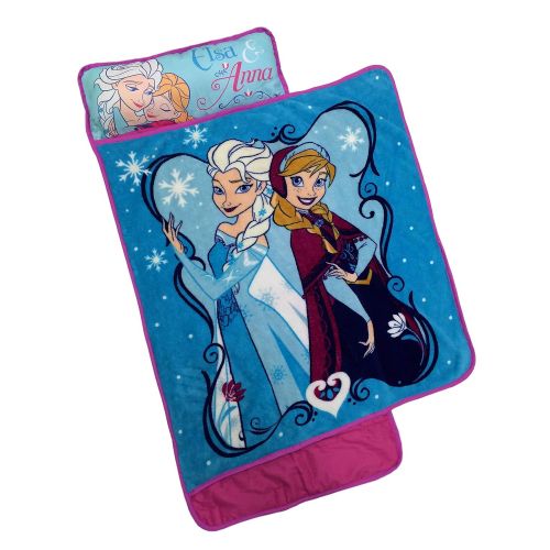 디즈니 Disney Frozen Toddler Napmat, Teal, Aqua, Pink