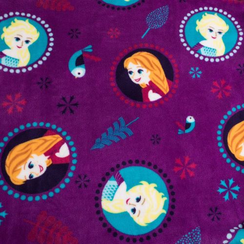 디즈니 Disney Anna and Elsa Fleece Throw - - Frozen