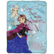 Disney Frozen Cool Runs In The Family Silk Touch Throw, 46 by 60-Inch