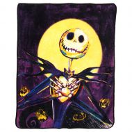 Disneys Nightmare Before Christmas, Pumpkin Delight Micro Raschel Throw Blanket, 46 x 60, Multi Color