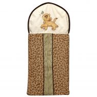 Disney Lion King Simbas Wild Adventure Appliqued Diaper Stacker, Ivory, Brown, Sage, Tan