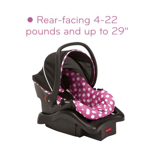 디즈니 Disney Light n Comfy Luxe Infant Car Seat, Mickey Silhouette