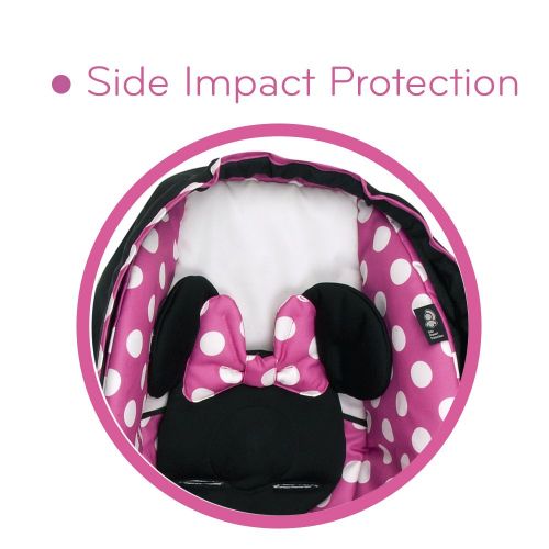 디즈니 Disney Light n Comfy Luxe Infant Car Seat, Mickey Silhouette