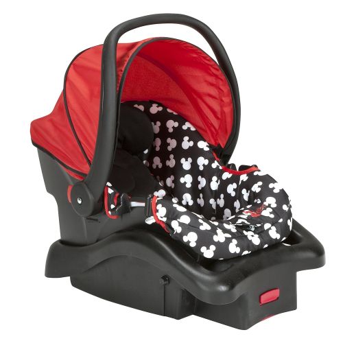 디즈니 Disney Light n Comfy Luxe Infant Car Seat, Mickey Silhouette