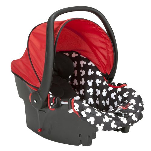 디즈니 Disney Light n Comfy Luxe Infant Car Seat, Mickey Silhouette