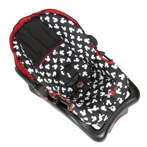 디즈니 Disney Light n Comfy Luxe Infant Car Seat, Mickey Silhouette