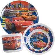 Disney Pos 70998 Fruehstuecksset 3-teiliges Becher, Mueslischale und Teller