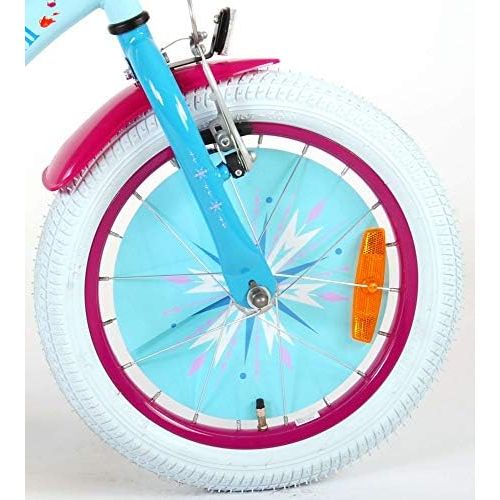 디즈니 Disney 16 Zoll Madchenfahrrad Kinderfahrrad Fahrrad Frozen Eiskoenigin Bike Rad VOLARE Y-Rahmen