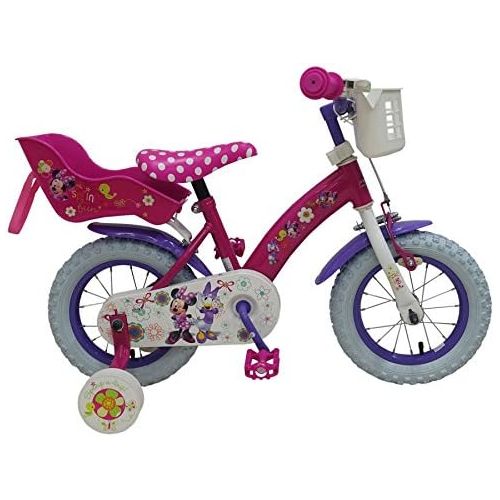디즈니 Disney 12 Zoll 12 Kinderfahrrad Fahrrad Madchenfahrrad Minnie Mouse Maus Bike VOLARE
