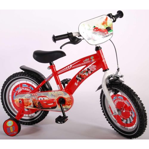 디즈니 14 Zoll Disney Cars Fahrrad Kinderfahrrad mit Ruecktrittbremse 11448