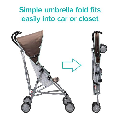 디즈니 [아마존베스트]Disney Baby Winnie-the-Pooh Umbrella Stroller with Canopy (My Hunny Stripes)