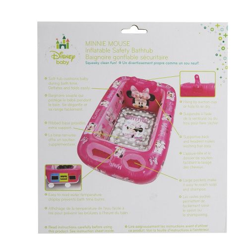 디즈니 [아마존베스트]Disney Minnie Mouse Inflatable Safety Bathtub, Pink