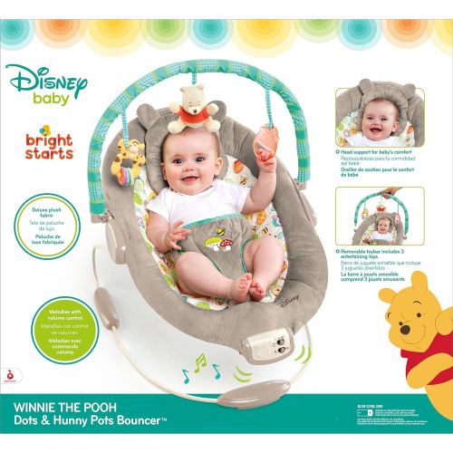 디즈니 [아마존베스트]Disney Baby Winnie The Pooh Bouncer, Dots and Hunny Pots