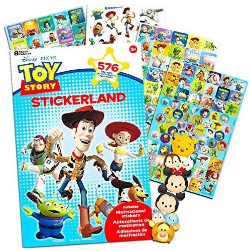 디즈니 [아마존베스트]Disney Pixar Toy Story Party Favors Stickers Pack ~ Bundle with 600 Toy Story Stickers (Toy Story Party Supplies)