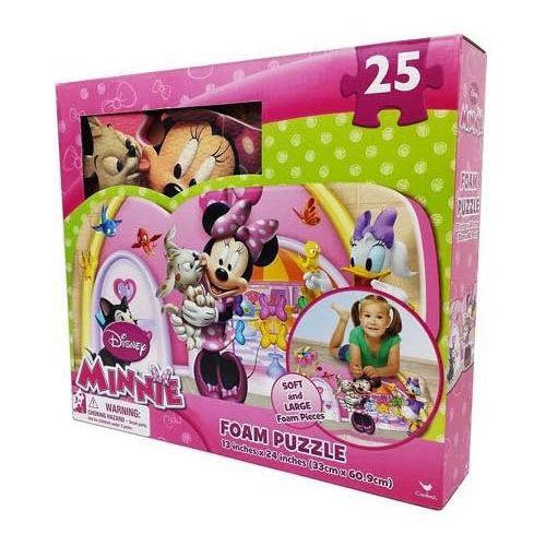 디즈니 [아마존베스트]Disney Minnie 25-piece Floor Foam Puzzle Mat