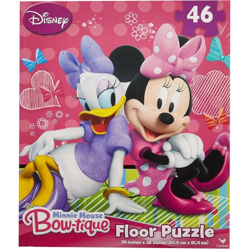 디즈니 [아마존베스트]Minnie Mouse 46 Pieces Floor Puzzle (Styles Will Vary)