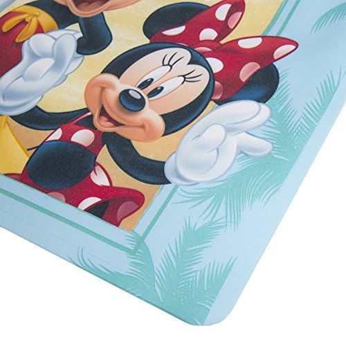 디즈니 [아마존베스트]Disney Mickey MouseSummer Fun Decorative Bath Mat, Blue