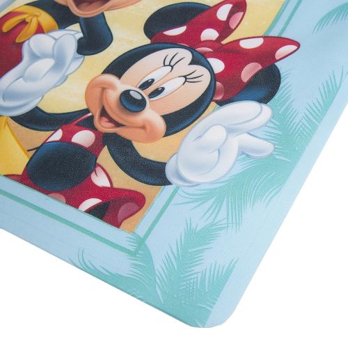 디즈니 [아마존베스트]Disney Mickey MouseSummer Fun Decorative Bath Mat, Blue