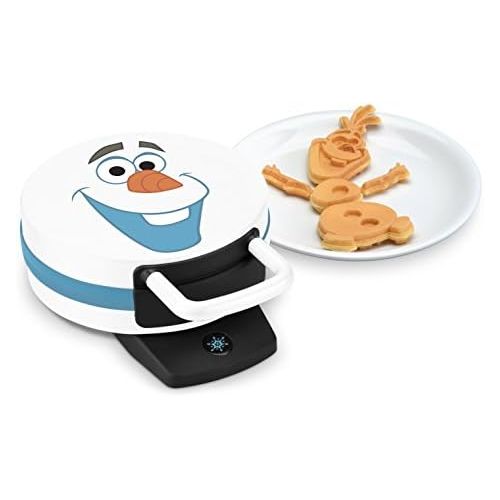 디즈니 [아마존베스트]Disney DFR-15 Olaf Waffle Maker, 12x5x9, White
