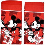 [아마존베스트]Disney Dish Towels 2 Piece Set Kitchen Cloth (Mickey Minnie Red)