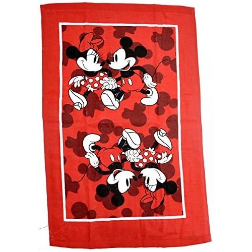 디즈니 [아마존베스트]Disney Dish Towels 2 Piece Set Kitchen Cloth (Mickey Minnie Red)