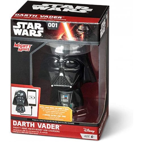 디즈니 [아마존베스트]Disney Star Wars Mighty Minis Micro Boost USB Charger: Darth Vader