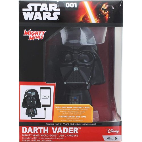 디즈니 [아마존베스트]Disney Star Wars Mighty Minis Micro Boost USB Charger: Darth Vader