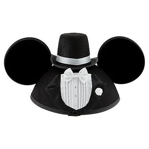 디즈니 [아마존베스트]Disney Parks Exclusive Bride Minnie Mouse Groom Mickey Mouse Ear Hats Set