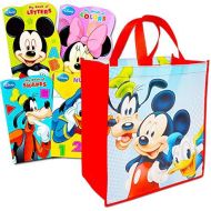 [아마존베스트]Disney Mickey Mouse Tote Bag with Mickey Mouse Board Book Set