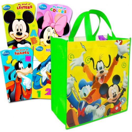 디즈니 [아마존베스트]Disney Mickey Mouse Tote Bag with Mickey Mouse Board Book Set