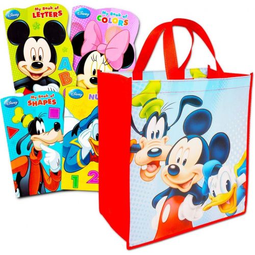 디즈니 [아마존베스트]Disney Mickey Mouse Tote Bag with Mickey Mouse Board Book Set