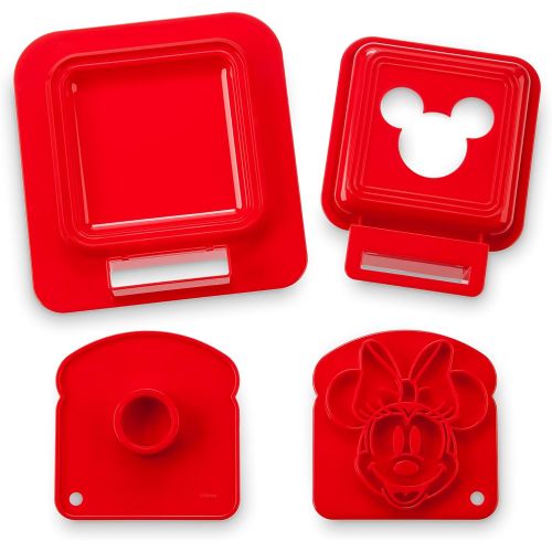 디즈니 [아마존베스트]Mickey and Minnie Mouse Sandwich Stamp and Crust Cutter Set - Disney Eats…