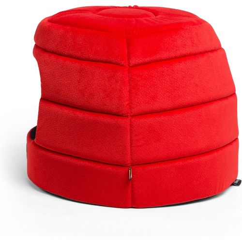 디즈니 [아마존베스트]Disney Mickey Mouse 2-in-1 Honeycomb Hut Cuddler in Mickey Bobble (Dog Bed / Cat Bed)