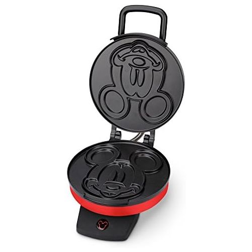 디즈니 [아마존베스트]Disney DCM-12 Mickey Mouse Waffle Maker, Red