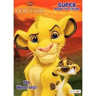 [아마존베스트]Disney The Lion King - No Worries - Supper Book to Color - Coloring & Activity Book
