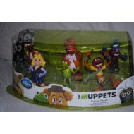 [아마존베스트]Disney Muppets Movie Exclusive Figurine Playset PVC 6Pack Miss Piggy, Kermit, Fozzie, Animal, Gonzo and Rizzo