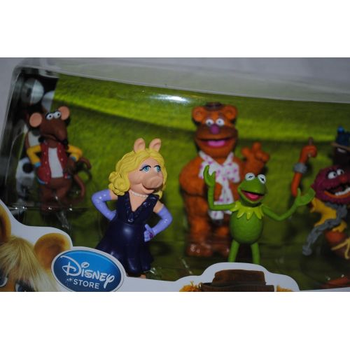 디즈니 [아마존베스트]Disney Muppets Movie Exclusive Figurine Playset PVC 6Pack Miss Piggy, Kermit, Fozzie, Animal, Gonzo and Rizzo